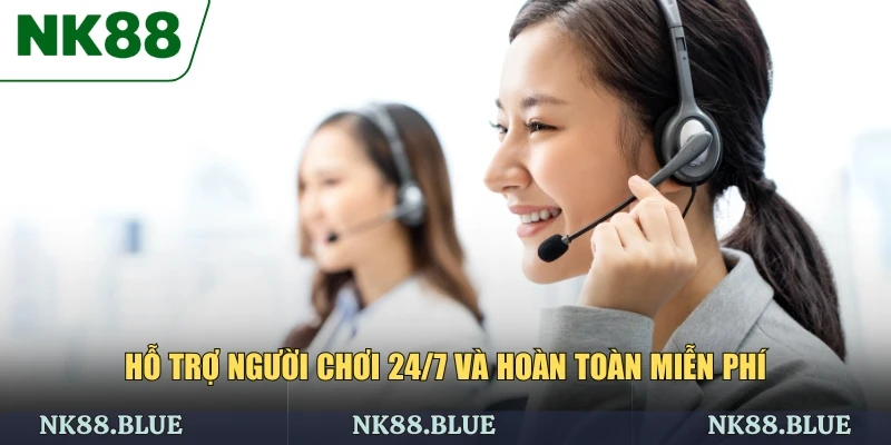 Nhân viên luôn hỗ trợ cược thủ trong thời gian nhanh chóng
